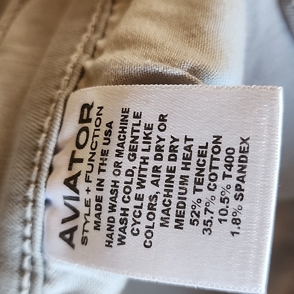 Aviator gray women's stretch skinny size 36 travel jeans - Picture 4 of 7